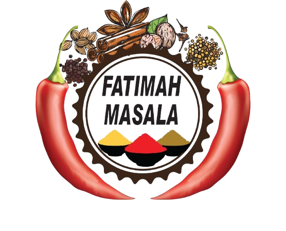 Fatimah Masala logo with spices and red chillies